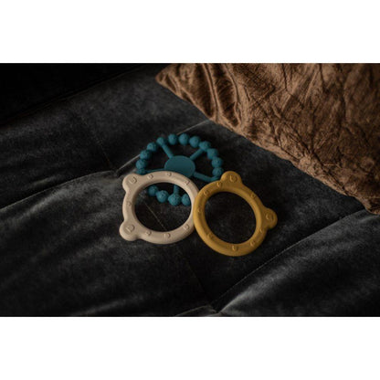 SOINA silicone teething ring Madlen, midnight blue