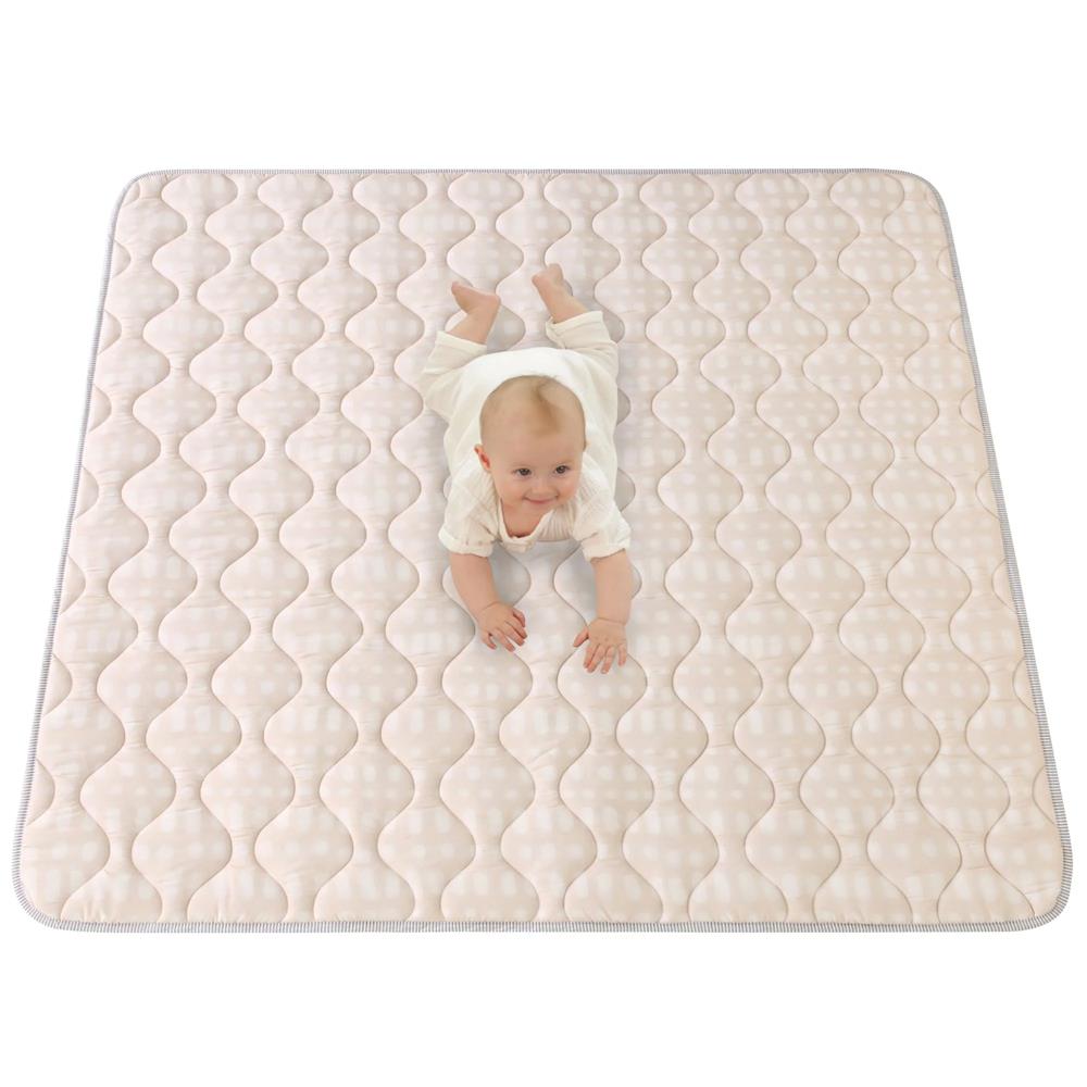 Tapis de jeu Hakuna Mat, Hygge, 1,27 x 1,27 m, beige