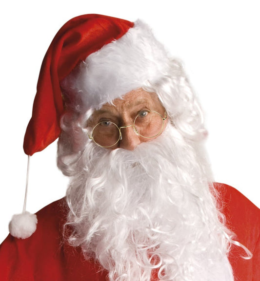 Santa Claus Santa Claus glasses round gold