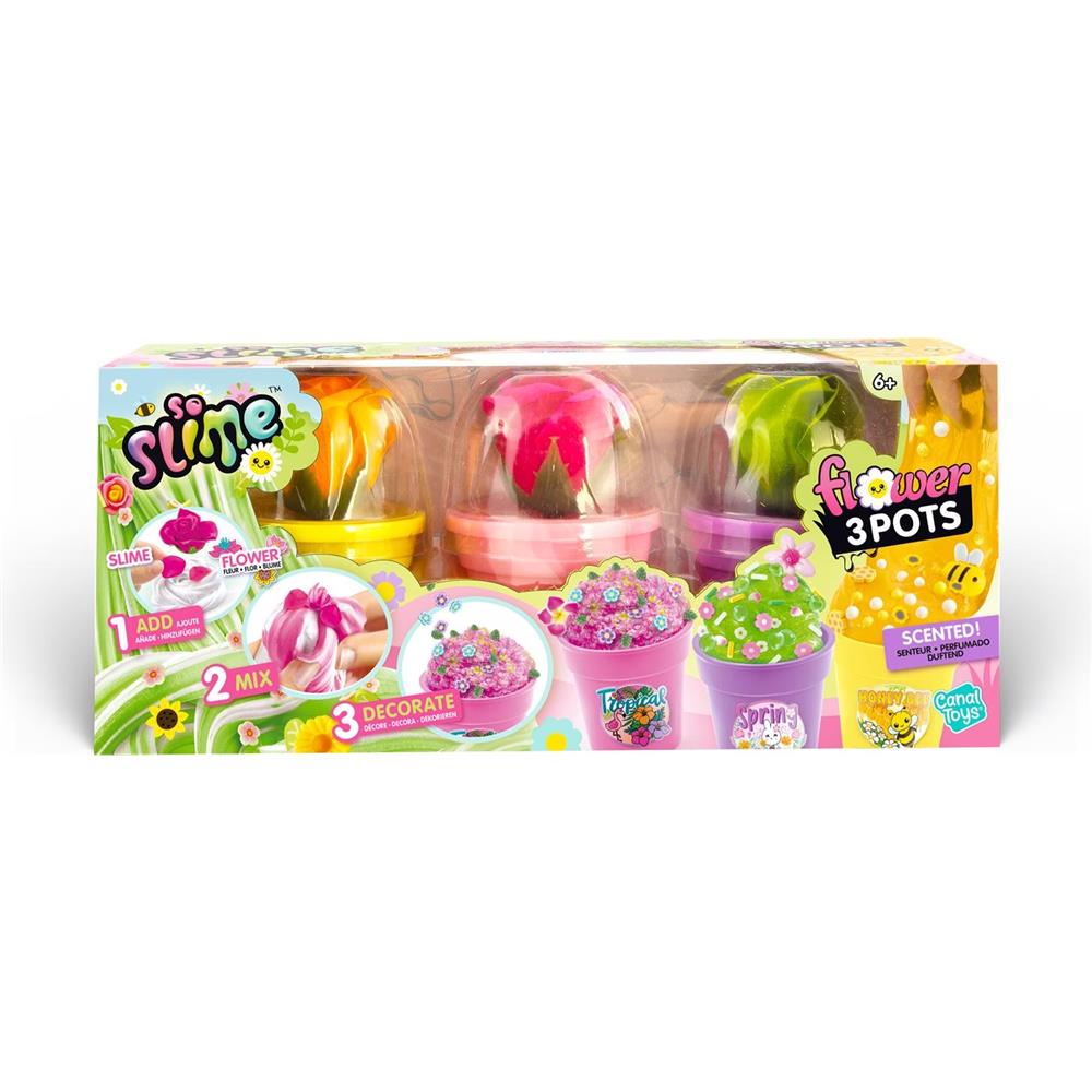 Slime Flower Pack, 3-teilig