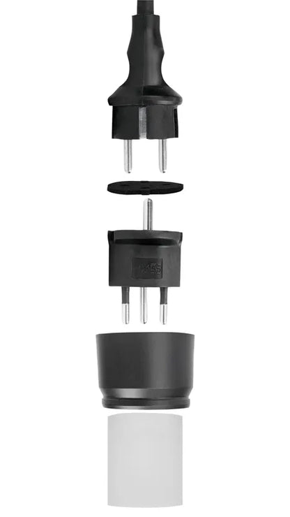 Steffen FIX Adapter Deutschland CEE7/7 - Schweiz T12, IP44