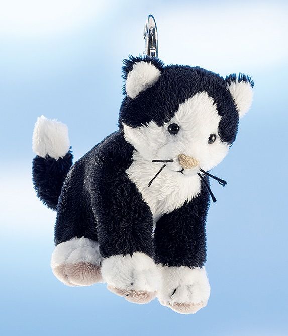 Schaffer-Anhänger Katze Caesar, schwarz