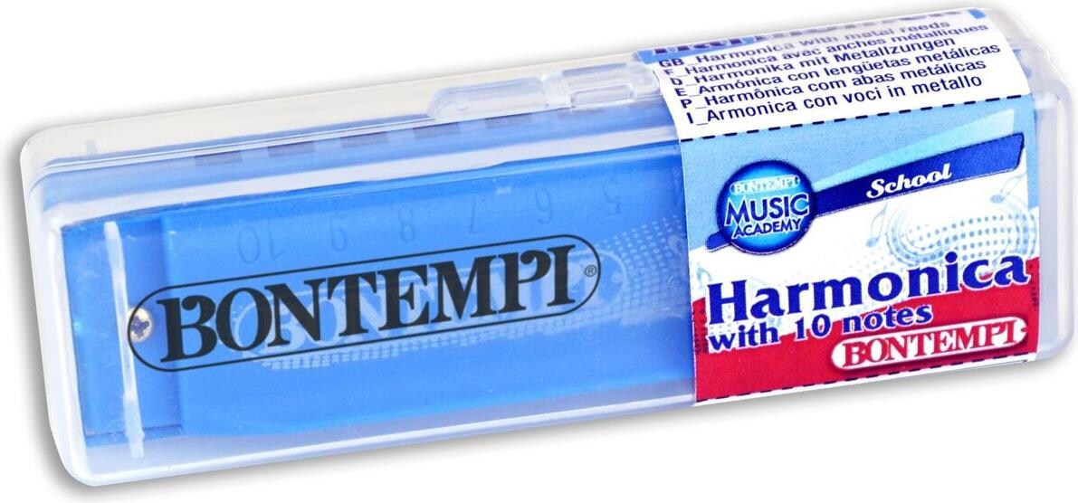 Bontempi Mundharmonika mit Metallzungen, assortiert