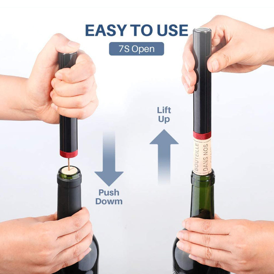 Luft-Korkenzieher, gold