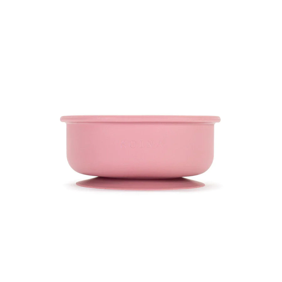 SOINA silicone bowl Aydan with suction cup, old pink