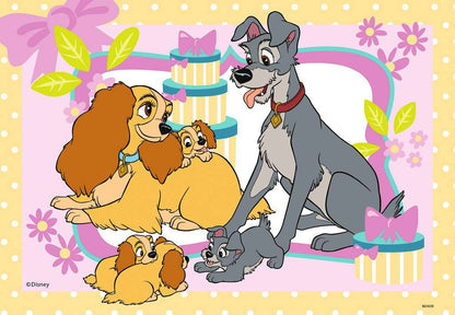 Puzzle enfant Ravensburger - Les chiots préférés de Disney, 2x24 pièces