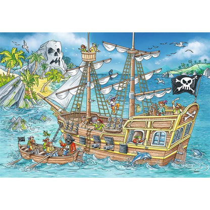 Ravensburger children's puzzle - The Adventure Island, 2x24 pieces