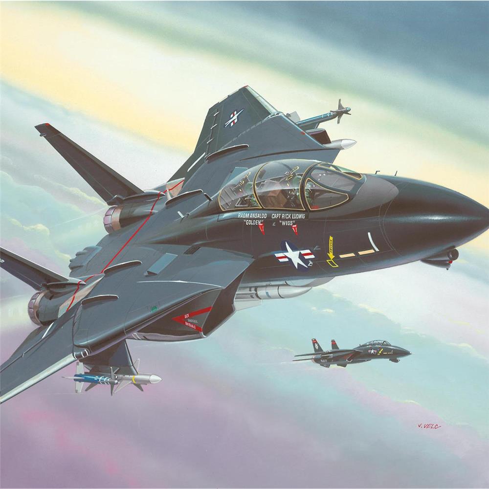 Militär Bausatz F-14A Tomcat Black Bunny, 1:144