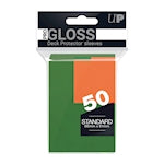 Ultra Pro Green Deck Protector Standard (50) NEW SIZE