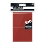 Ultra Pro Red Deck Protector Standard (100) NEW SIZE