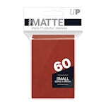 Ultra Pro Red PRO-Matte Deck Protector Small (60)