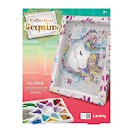 Collection Sequins Paillettenkunst Einhorn