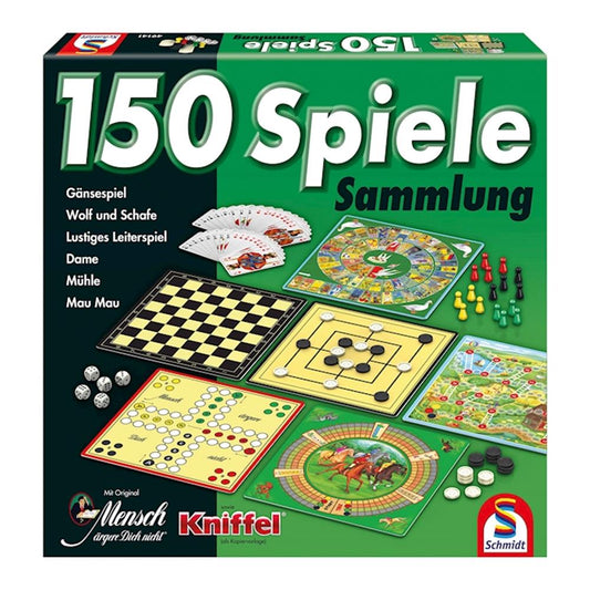 Schmidt Spiele 150 collection de jeux vert