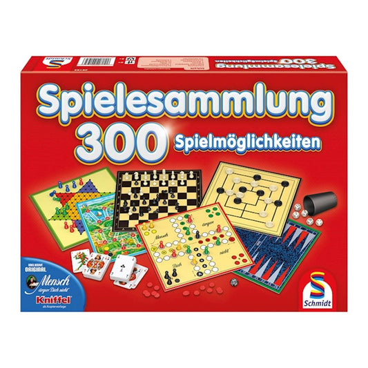 Schmidt Spiele 300 collection de jeux rouge