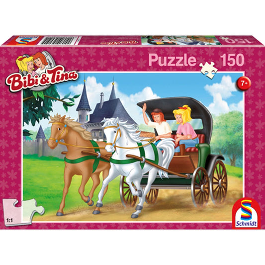 Puzzle Bibi und Tina, Kutschfahrt, 150 Teile