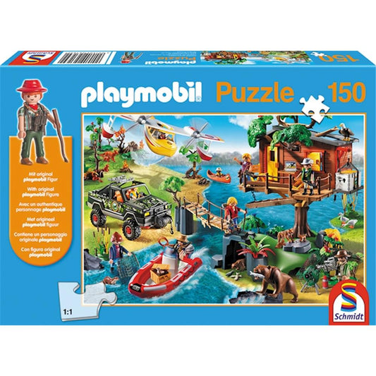 Schmidt Spiele Playmobil cabane dans les arbres, 150 pièces
