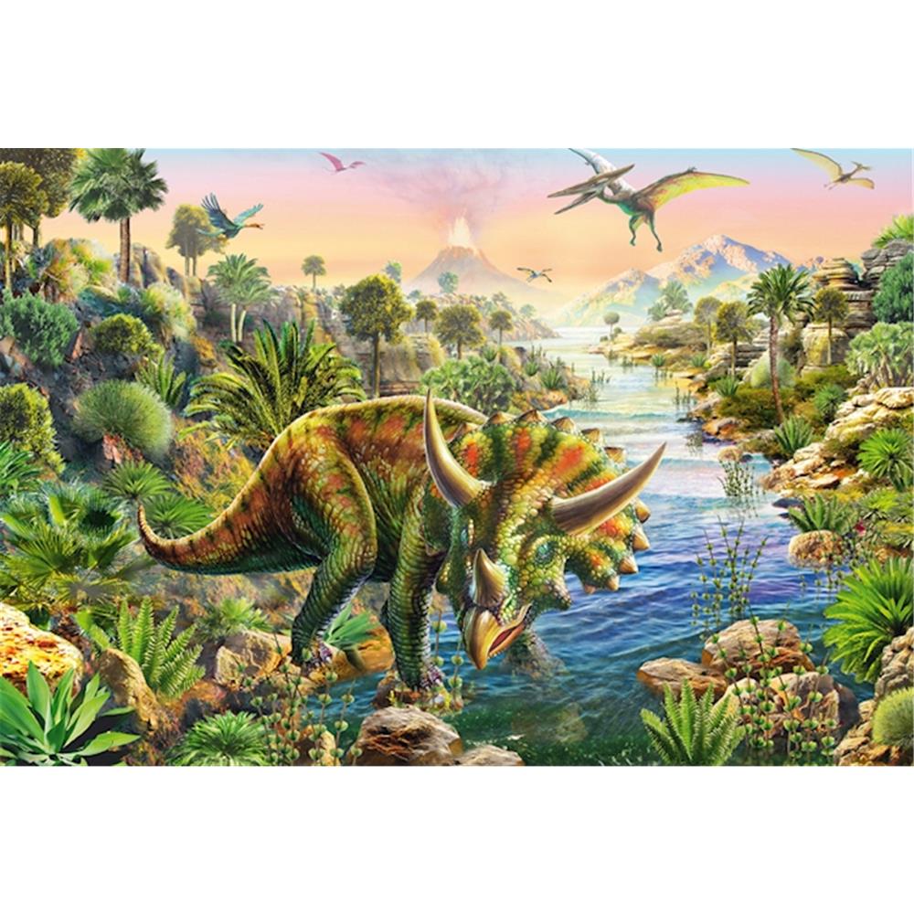 Schmidt Spiele Aventures avec les dinosaures, 3 x 48 pièces