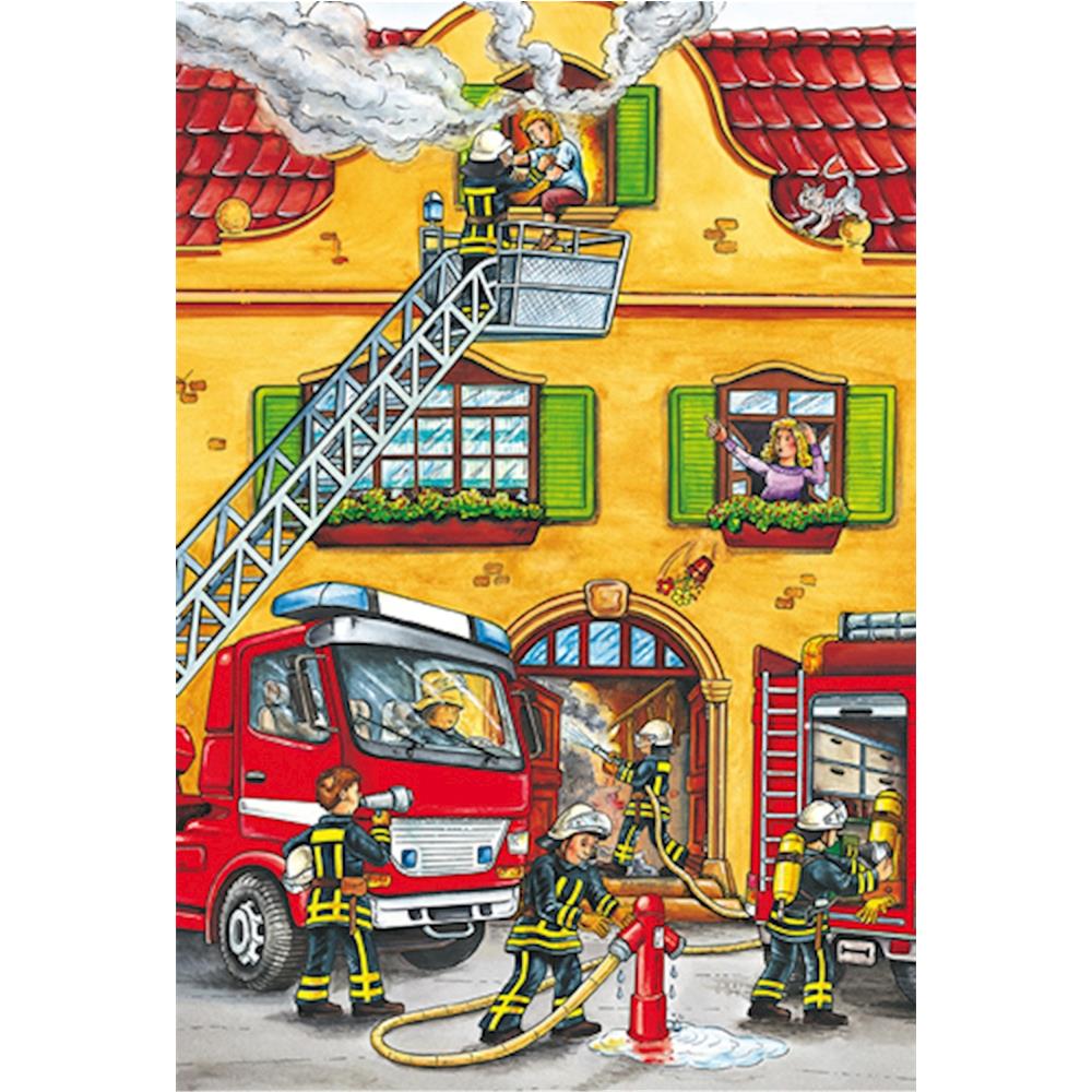 Schmidt Spiele Fire Brigade and Police, 3 x 24 pieces