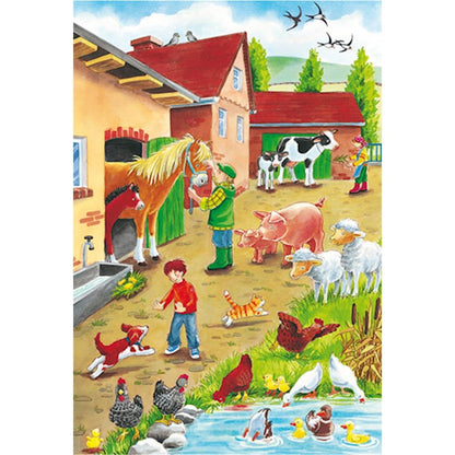 Schmidt Games À la ferme, 3 x 24 pièces