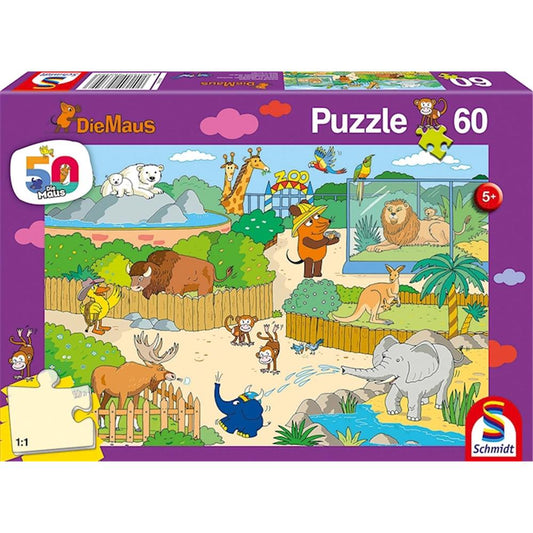 Schmidt Spiele The Mouse, At the Zoo 60 pieces