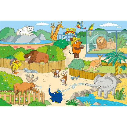 Schmidt Spiele The Mouse, At the Zoo 60 pieces