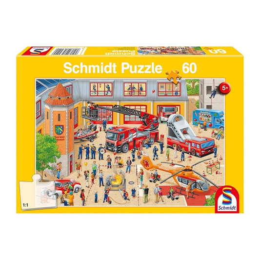 Schmidt Games Caserne de pompiers 60 pièces