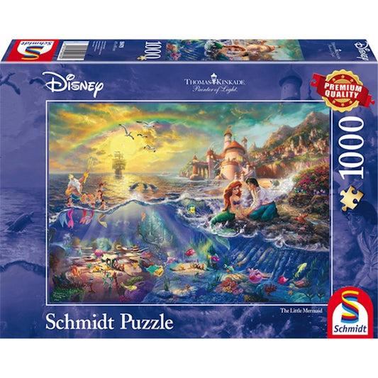 Schmidt Spiele Disney La Petite Sirène Ariel, 1000 pièces