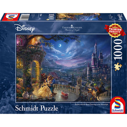 Schmidt Spiele Disney La Belle et la Bête 2 1000 pièces