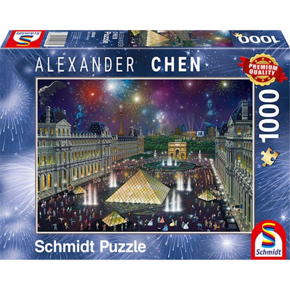 Schmidt Spiele Fireworks at the Louvre 1000 pieces