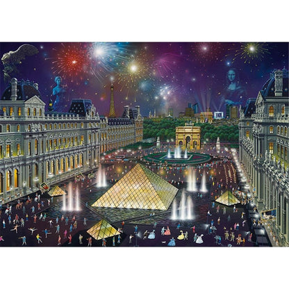 Schmidt Spiele Fireworks at the Louvre 1000 pieces