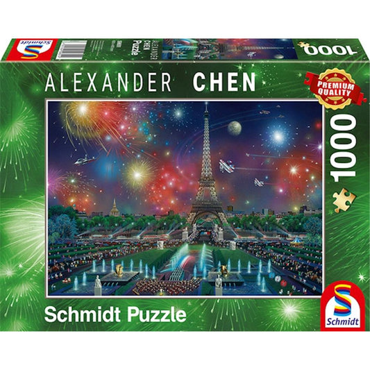 Schmidt Spiele Fireworks at the Eiffel Tower 1000 pieces