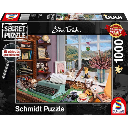 Schmidt Spiele Puzzle Secret - Au bureau 1000 pièces