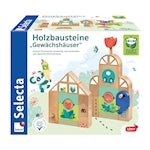 Selecta Holzbausteine Gewächshäuser 34 Teile