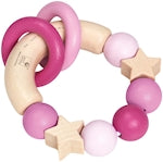 Selecta jouet de préhension Lucky Grip rose 7,5 cm