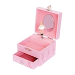 Trousselier music box with drawer Ballerina, glow in the dark