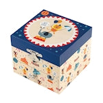 Trousselier music box with drawer Circus, glow-in-the-dark