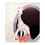 Boîte à musique Trousselier avec tiroir Sophie la Girafe rose, veilleuse