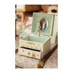Trousselier music box with drawer Peter Rabbit, dragonfly