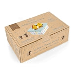 Trousselier music box with dancing ducks, magnetic