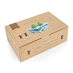 Trousselier music box with dancing frogs, magnetic