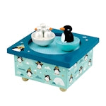 Boîte à musique Trousselier pingouins dansants, magnétique