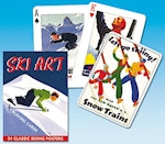 Piatnik Ski Art (Skiing Posters), Poker, SF