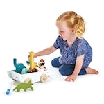 Bateau Tenderleaftoys avec des animaux