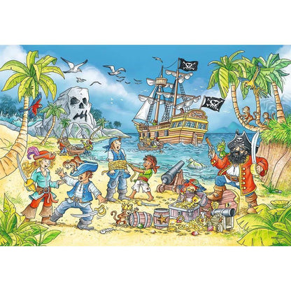 Ravensburger children's puzzle - The Adventure Island, 2x24 pieces