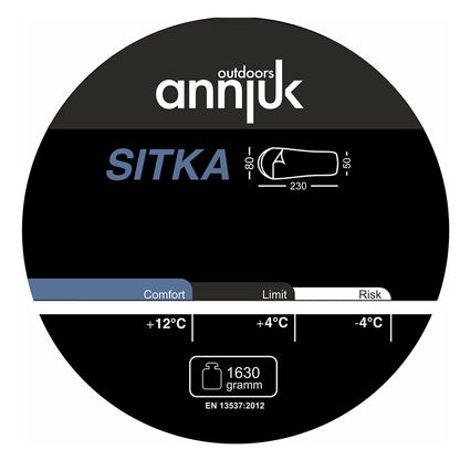 Annjuk Sitka 1500, sac de couchage