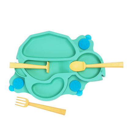 * Constructive Eating Baby Turtle Plate, green
