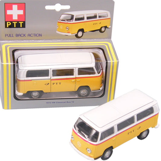 Spielzeugauto Volkswagen Bus T2B 1972 PTT