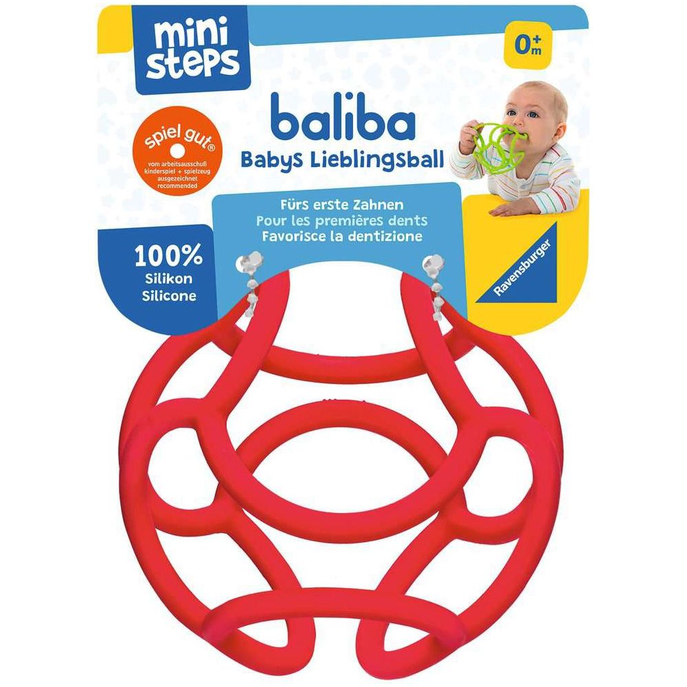 Ravensburger baliba - la balle préférée de bébé rouge