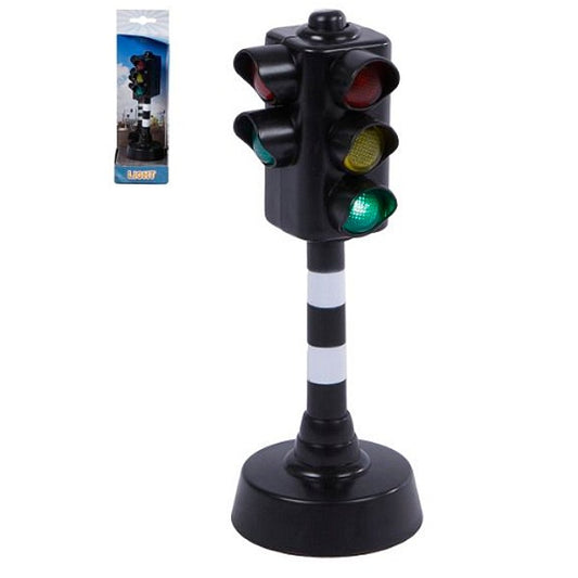 Traffic light with light and sound