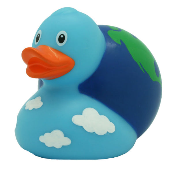 Globe terrestre en forme de canard en caoutchouc LiLaLu